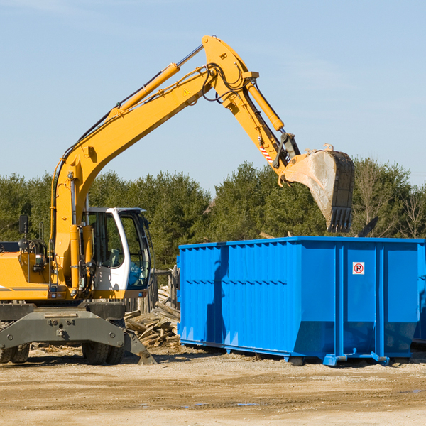 are there any restrictions on where a residential dumpster can be placed in Glenwood